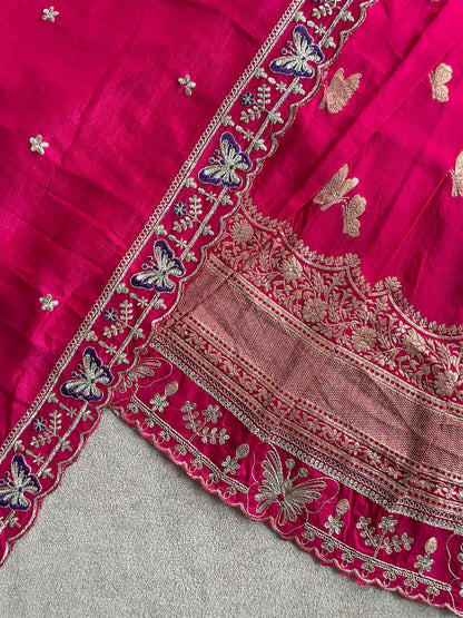 Butterfly Buff Lehengha-Choli & Dupatta | Sky nora